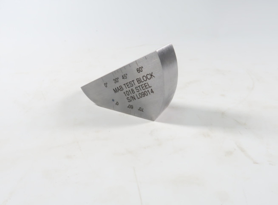 MAB Rompas Ultrasonic Calibration Block Compliant With ASTM E164 Standard