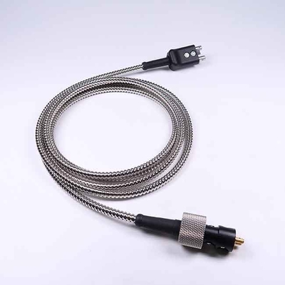 Compatible With Krautkramer Ultrasonic Thickness Cable Dual Mini-Lemo To Lemo-00 Double Plug 4.9 Ft