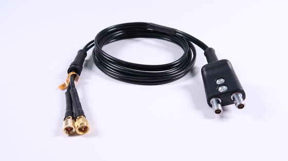 Compatible With Style LEMO 00 Plug To One Microdot And One Large Microdot KBA-531 Cable