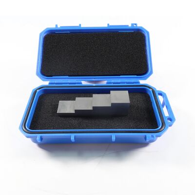 4-Step Thickness 1018 Steel Ultrasonic Calibration Block with 20*20mm Step Size for UT Testing