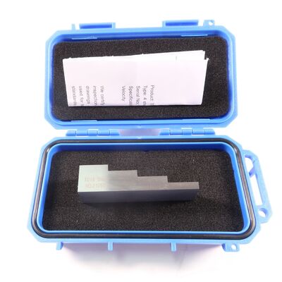 4-Step Thickness 1018 Steel Ultrasonic Calibration Block with 20*20mm Step Size for UT Testing