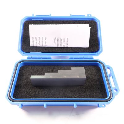 4-Step Thickness 1018 Steel Ultrasonic Calibration Block with 20*20mm Step Size for UT Testing