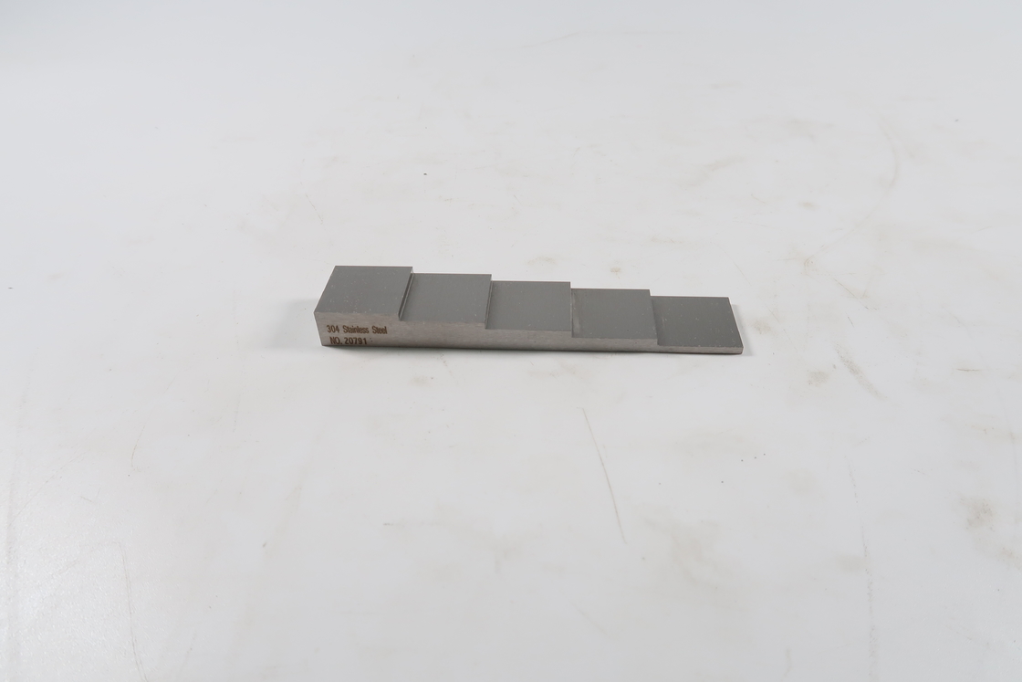 5 Step Ultrasonic Test Block 2- 4- 6-8-10 Mm 304 Stainless Steel Calibration Block For Ultrasonic Thickness Gauge