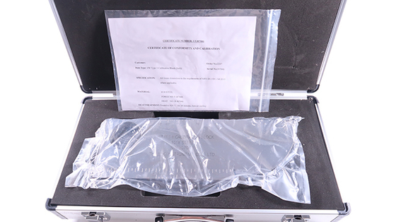 NDT IIW-Type 1 AWSD1.1/D1.1M-2015 Calibration Block 1018 Ultrasonic Defect Detector এর জন্য ইস্পাত পরীক্ষার ব্লক INCH TYPE