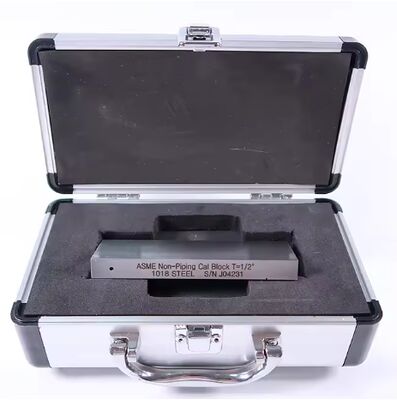 ASME নন-পাইপিং ক্যাল ব্লক T=1/2 ইঞ্চি ASME টাইপ 1018 স্টিল ক্যালিব্রেশন ব্লক ইউটি শিয়ার ওয়েভের জন্য (1/2 ইঞ্চি পুরুত্ব)